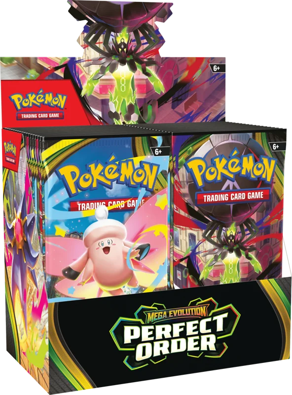 booster box pokemon 36 pack Pokémon TCG: Mega Evolution-Perfect Order Booster Display Box (36 Pack – LZ Collectibles