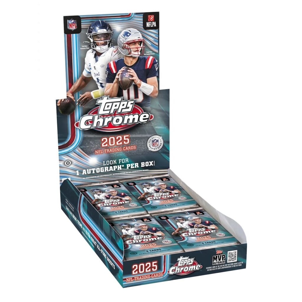 2025 Topps Chrome Football - Hobby Box - Brand New Sealed