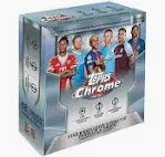 2025/26 Topps Chrome UEFA Club Competitions Soccer Mega Box