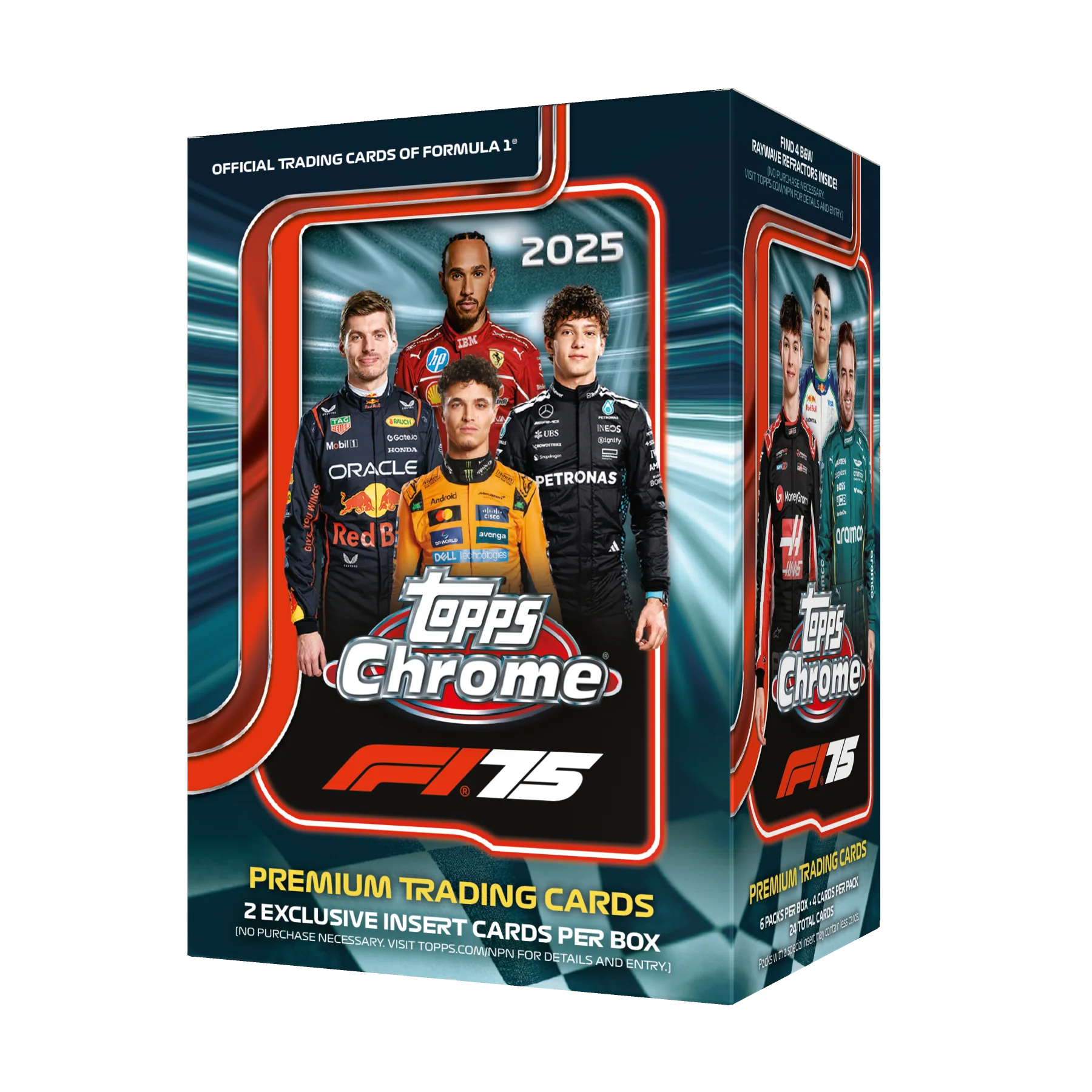 2025 Topps Chrome® Formula 1 - Value Box – LZ Collectibles 2025 Topps Chrome® Formula 1 - Value Box – LZ Collectibles