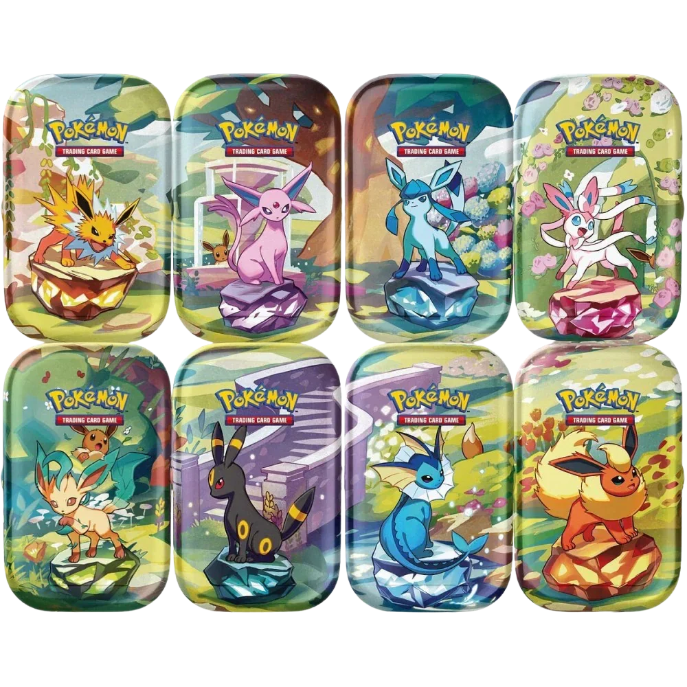 Pokemon TCG - Scarlet & Violet - Prismatic Evolutions - Mini Tin  (Artwork May Vary)
